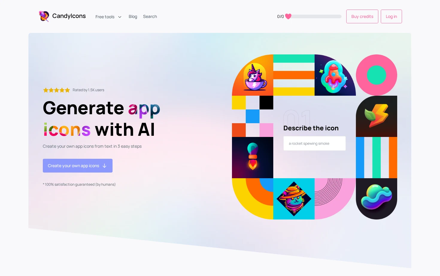 CandyIcons 页面快照
